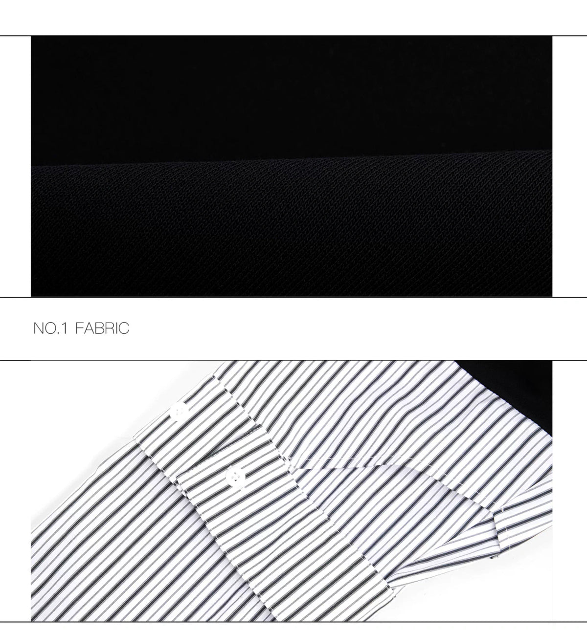 Relaxed Striped Faux-Two-Piece Shirt | Unisex Streetwear - description image 18