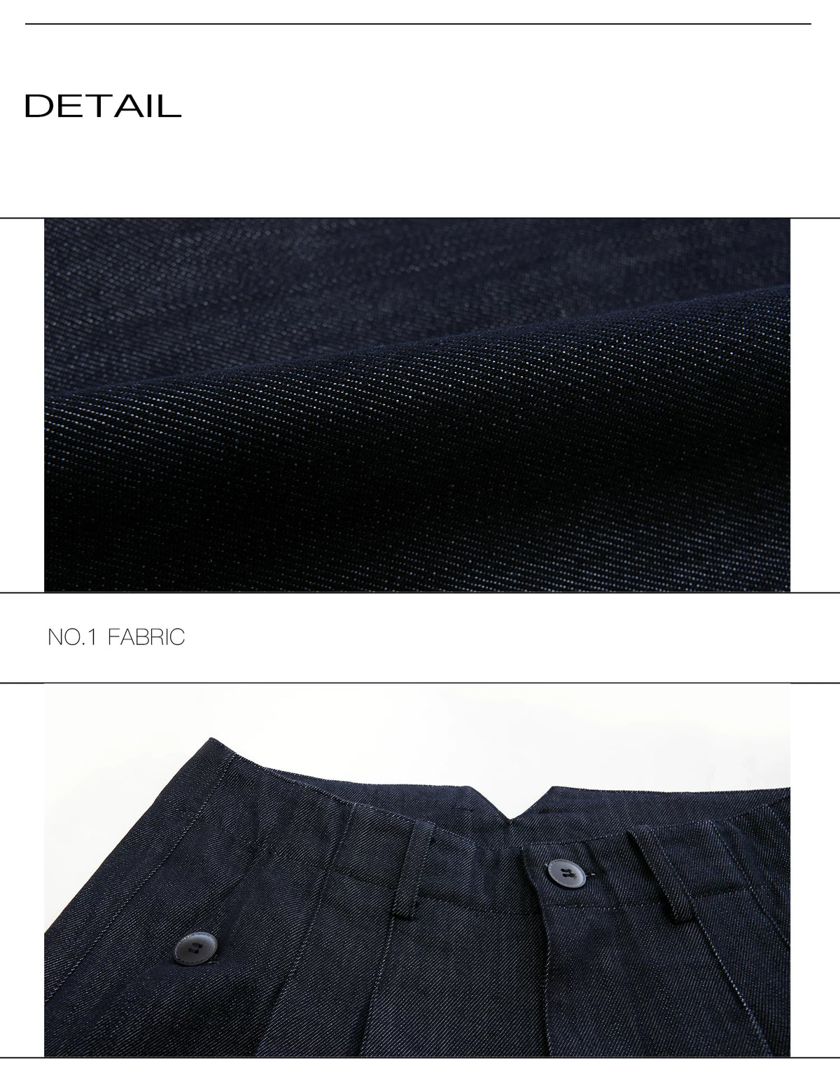 Heavyweight Raw Denim Wide-Leg Jeans | Relaxed Fit - description image 12