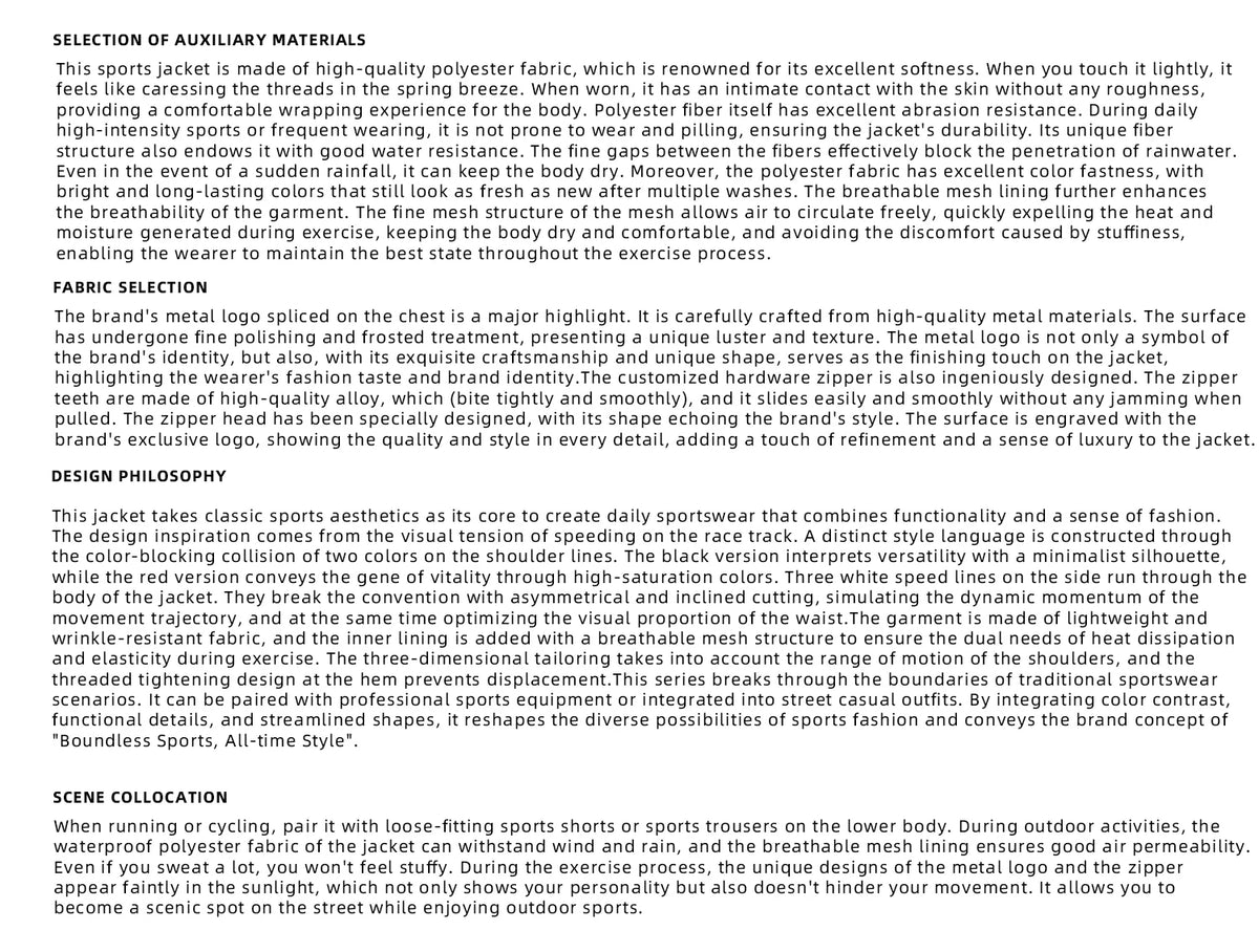 Retro Stand-Collar Trackwear Jacket and Pants - description image 1