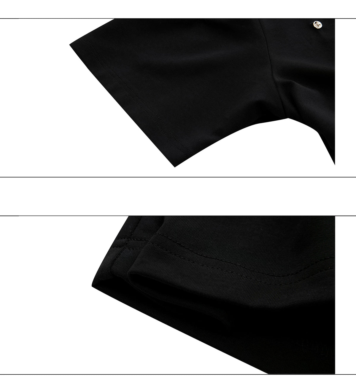 Pleated Boxy Cotton T-Shirt with Metal Details - description image 20