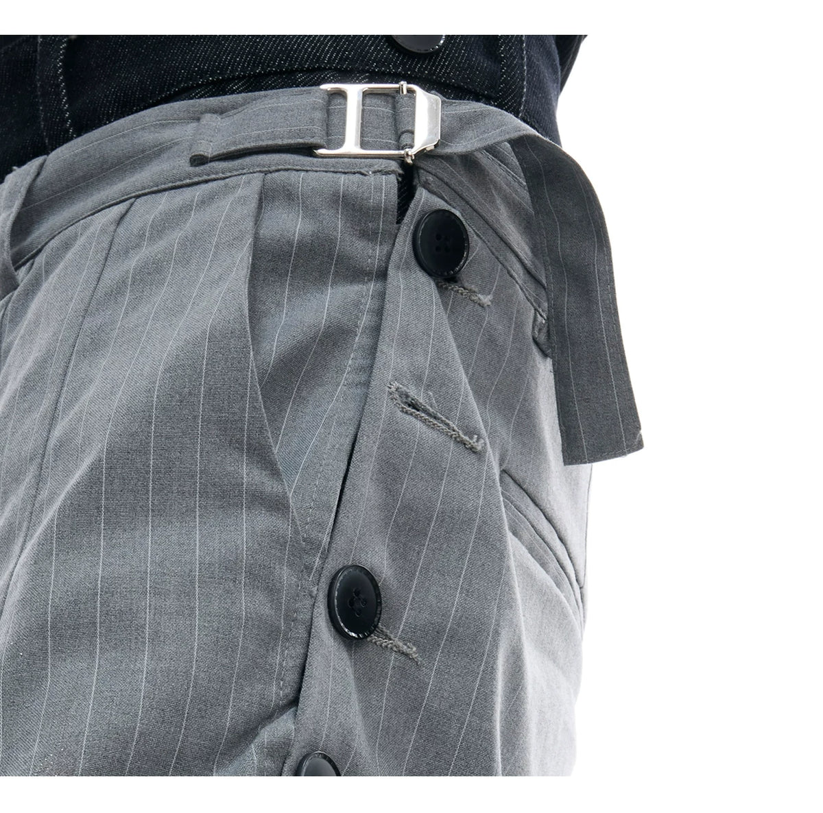 Deconstructed Striped Suit Separates | Grey Streetwear - description image 7