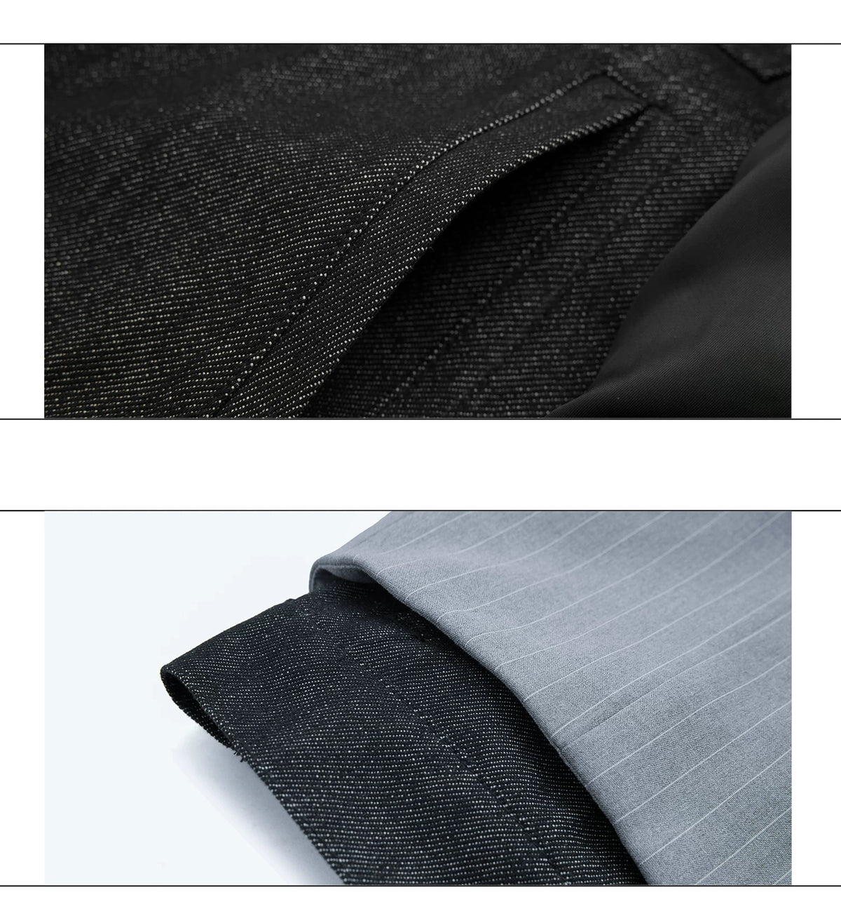 Deconstructed Striped Suit Separates | Grey Streetwear - description image 18