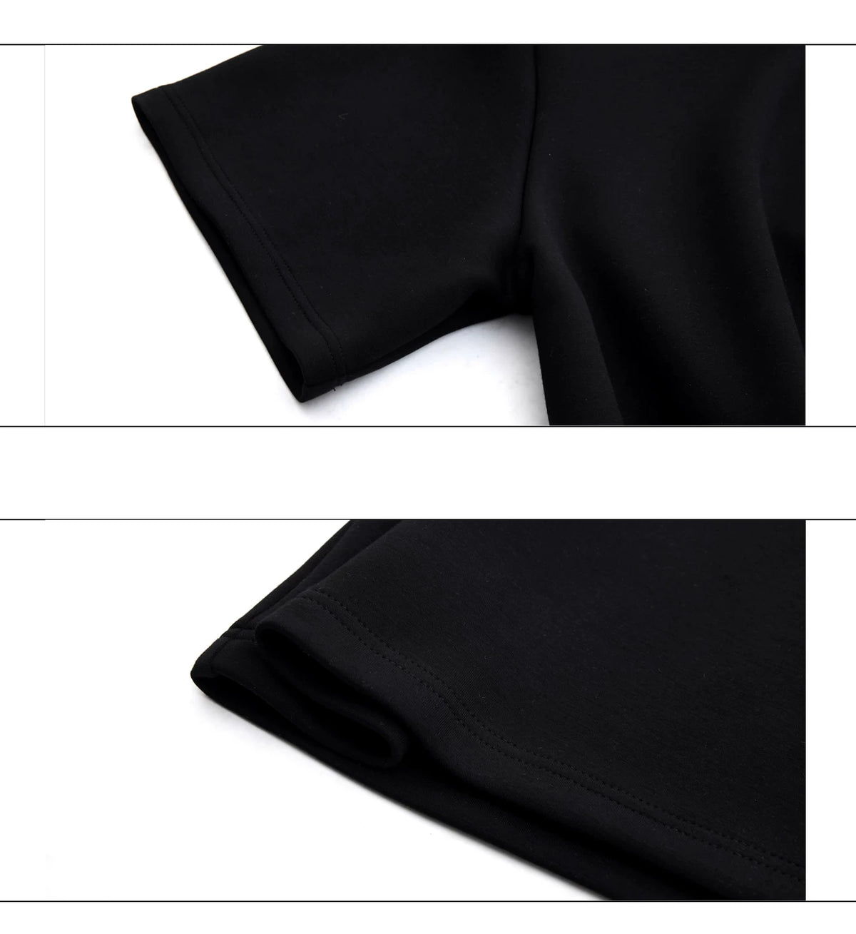 Sequined Square-Neck Polo T-Shirt with Pin Detail - description image 15