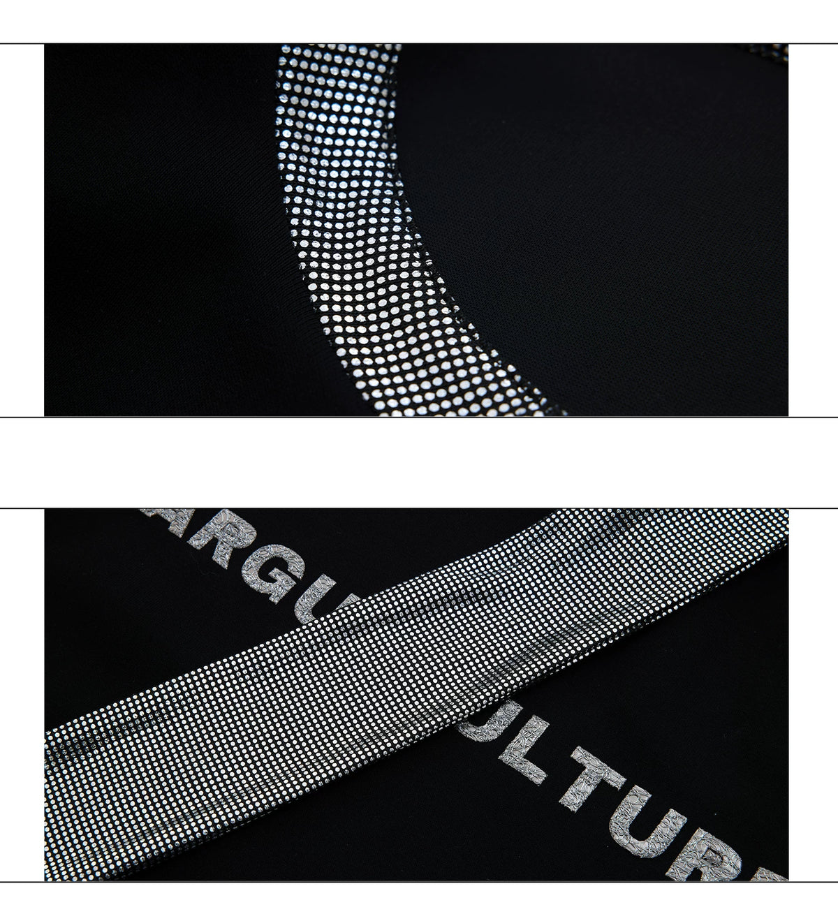 Metallic Tie Graphic T-Shirt | Relaxed Cotton Tee - description image 16