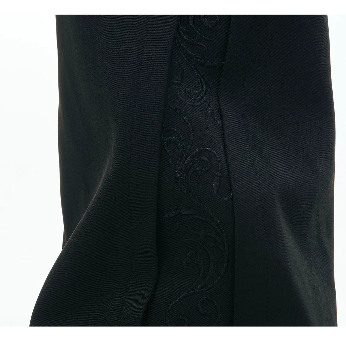 Relaxed Wide-Leg Embroidered Trousers | Avant-Garde - description image 8