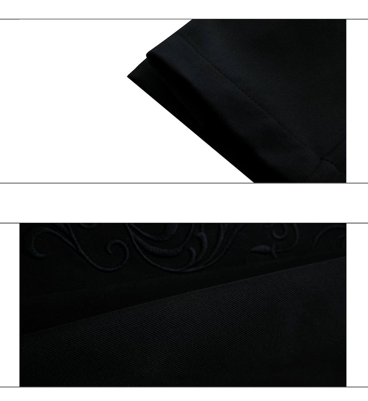 Relaxed Wide-Leg Embroidered Trousers | Avant-Garde - description image 20