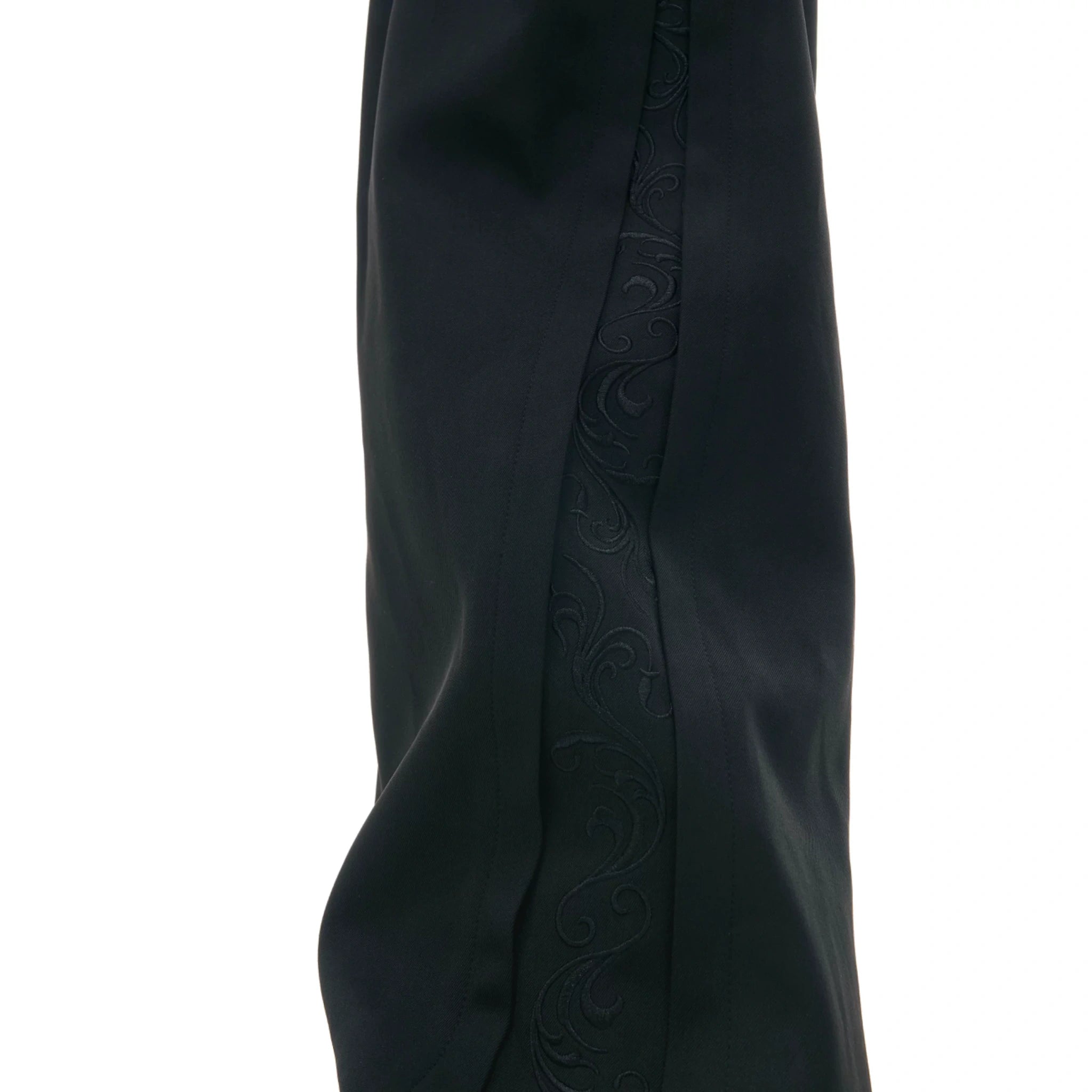 Relaxed Wide-Leg Embroidered Trousers | Avant-Garde - main image 4