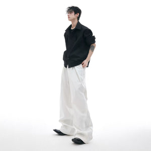 Relaxed Wide-Leg Embroidered Trousers | Avant-Garde - main image 5