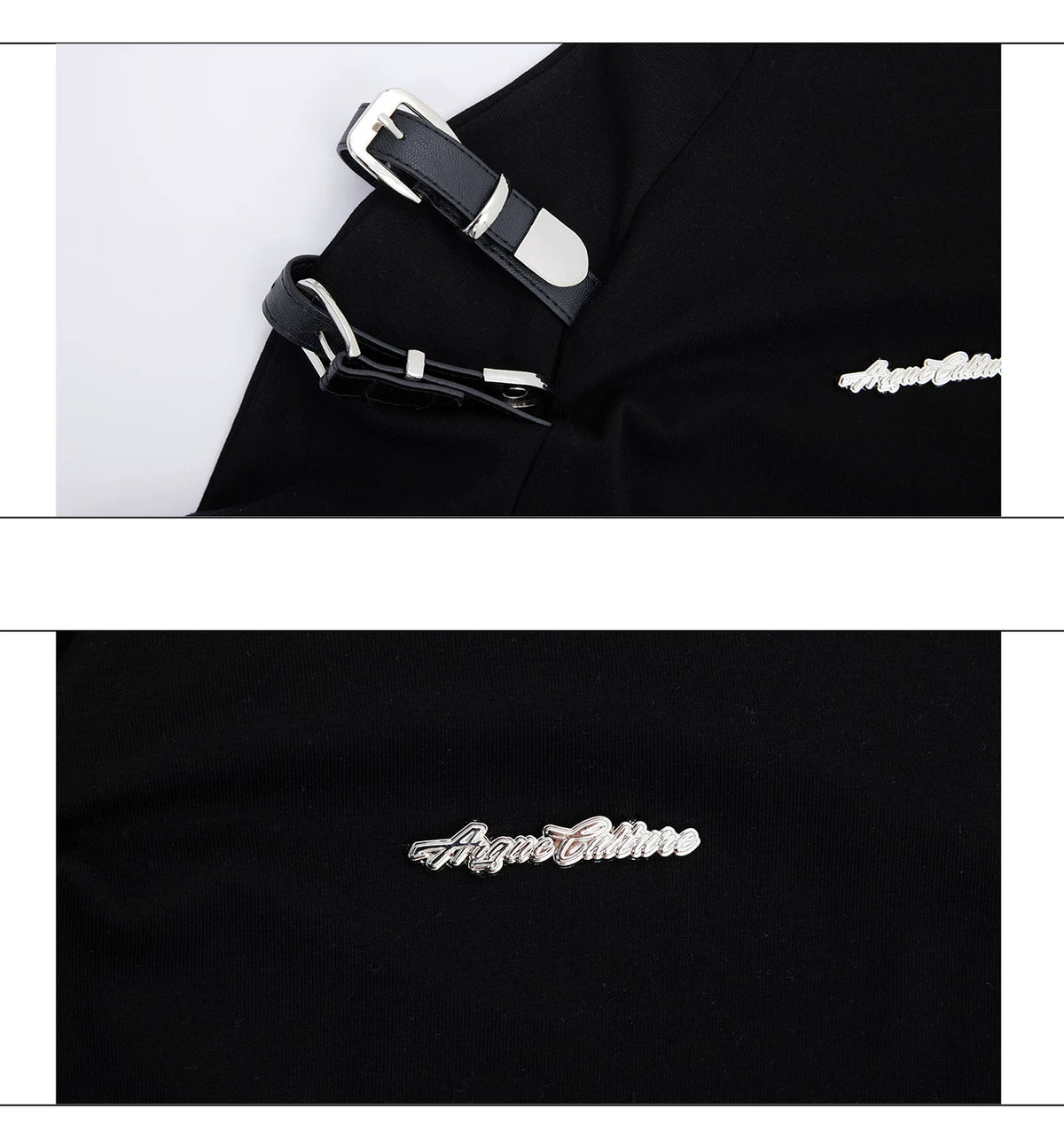 Cotton Letter Graphic T-Shirt | Relaxed Streetwear - description image 19