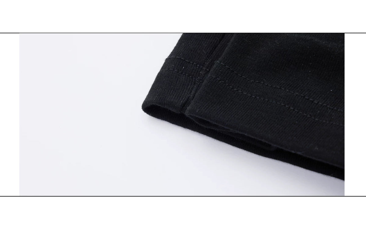 Cotton Letter Graphic T-Shirt | Relaxed Streetwear - description image 20