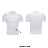 Cotton Letter Graphic T-Shirt | Relaxed Streetwear - White