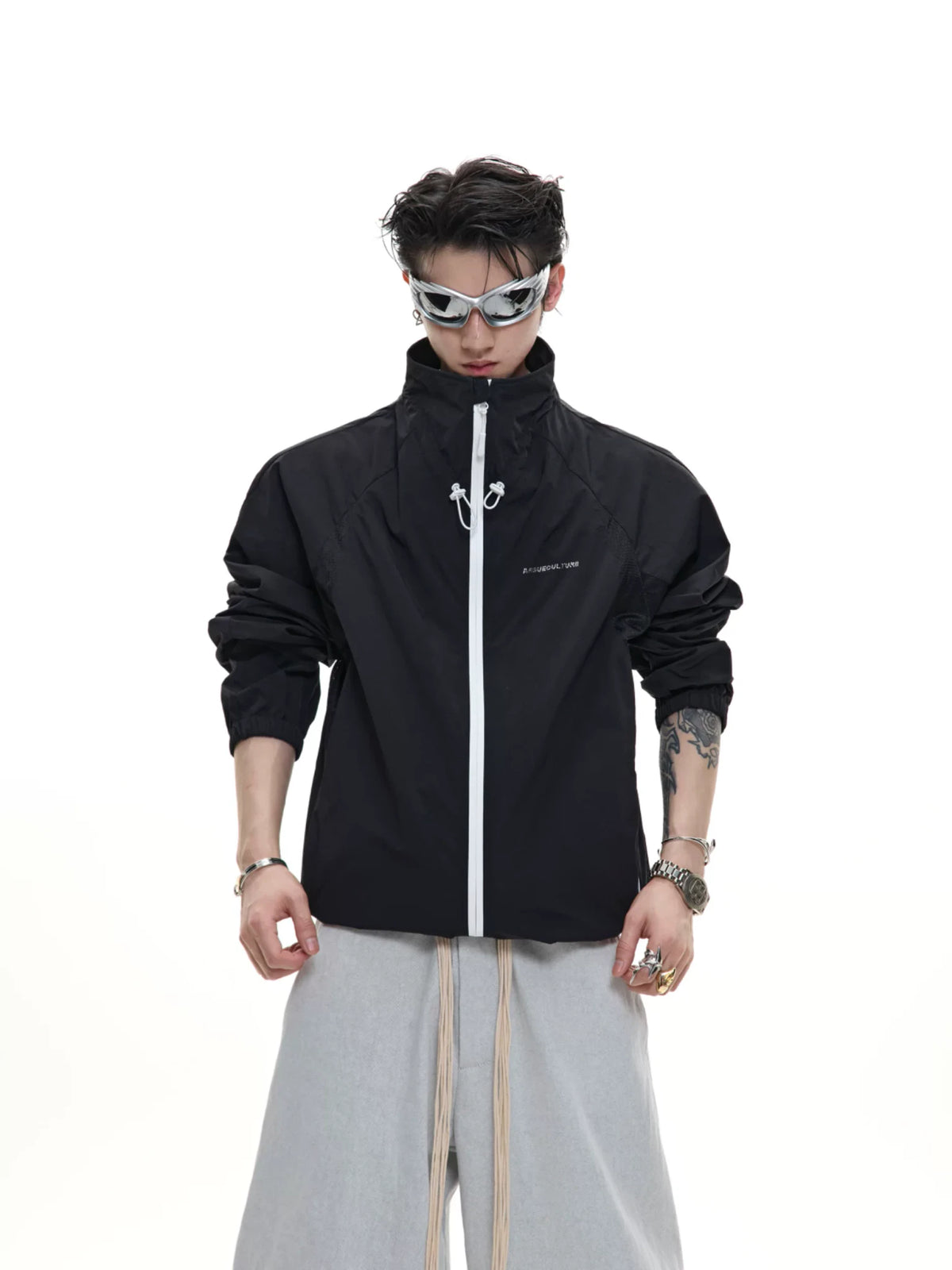 Deconstructed Stand-Collar Sun Jacket | Short Fit - main image 1