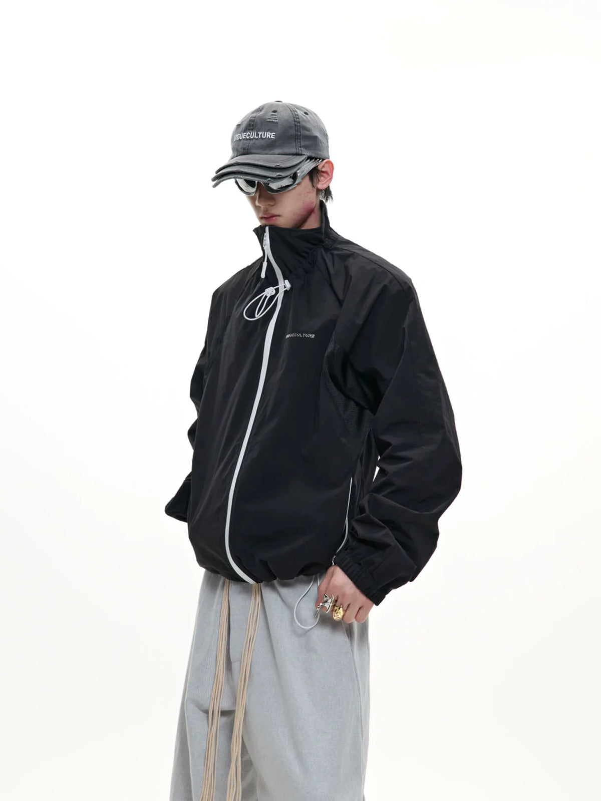 Deconstructed Stand-Collar Sun Jacket | Short Fit - main image 4