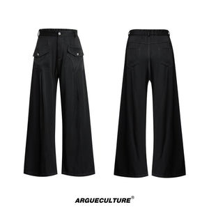 Pearl-Trimmed Distressed Denim Separates | Short Sleeve - Black Bottoms