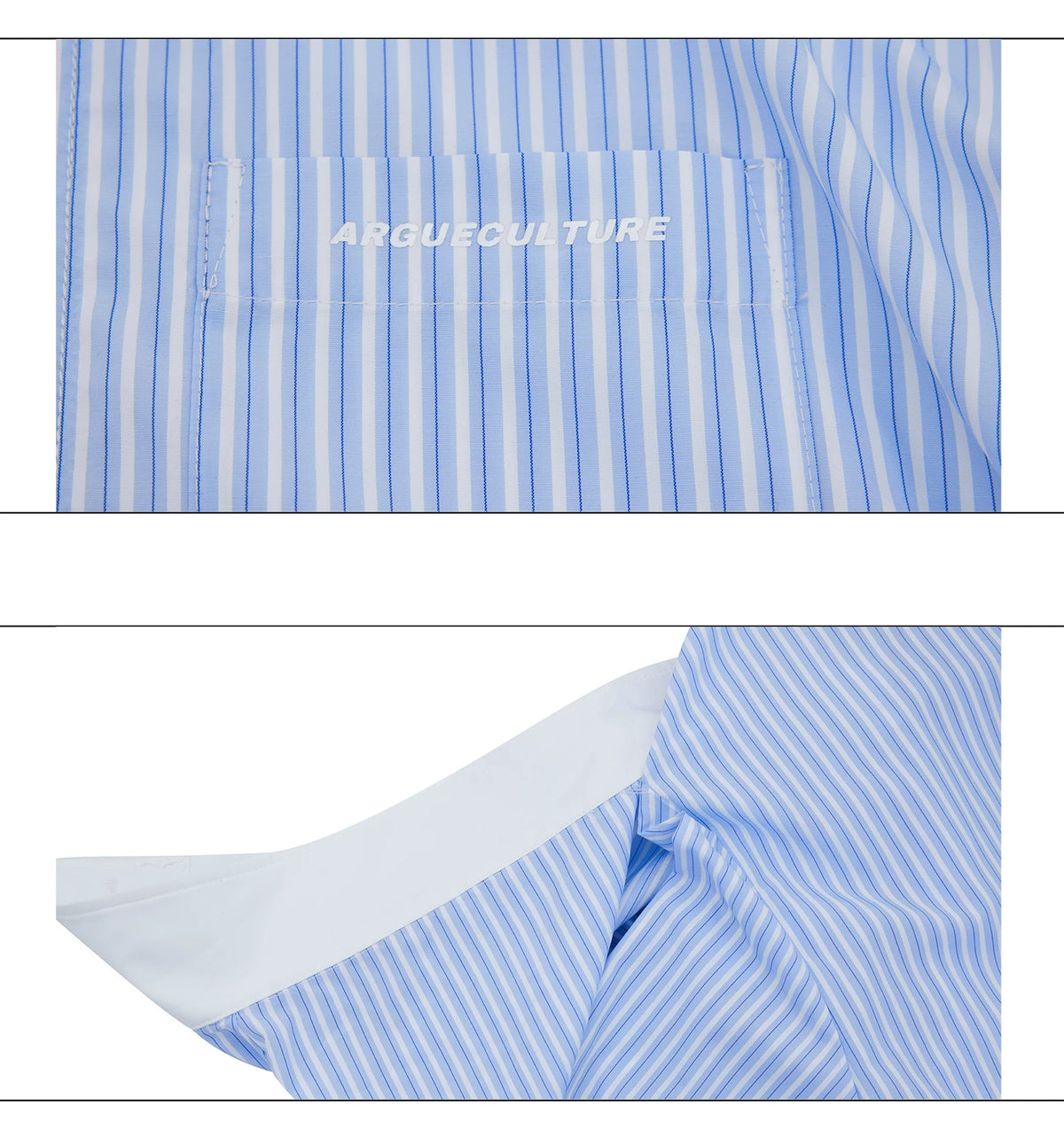 Layered Striped Short-Sleeve Shirt | Relaxed Fit - description image 16