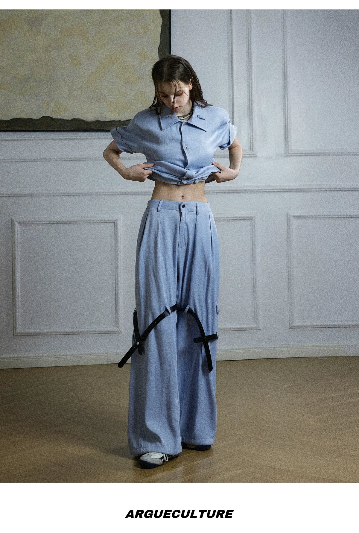 Cooling-Feel Short-Sleeve Set | Unisex Streetwear - description image 9