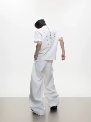 Studded Snake Spine Boxy T-Shirt | Argue Culture - main image 4