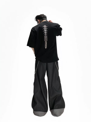 Liquid Spine Shoulder-Pad T-Shirt | Relaxed Cotton - main image 5