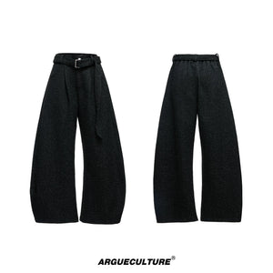 Textured Pearl-Button Jacket | Relaxed Unisex Layer - Black Pants