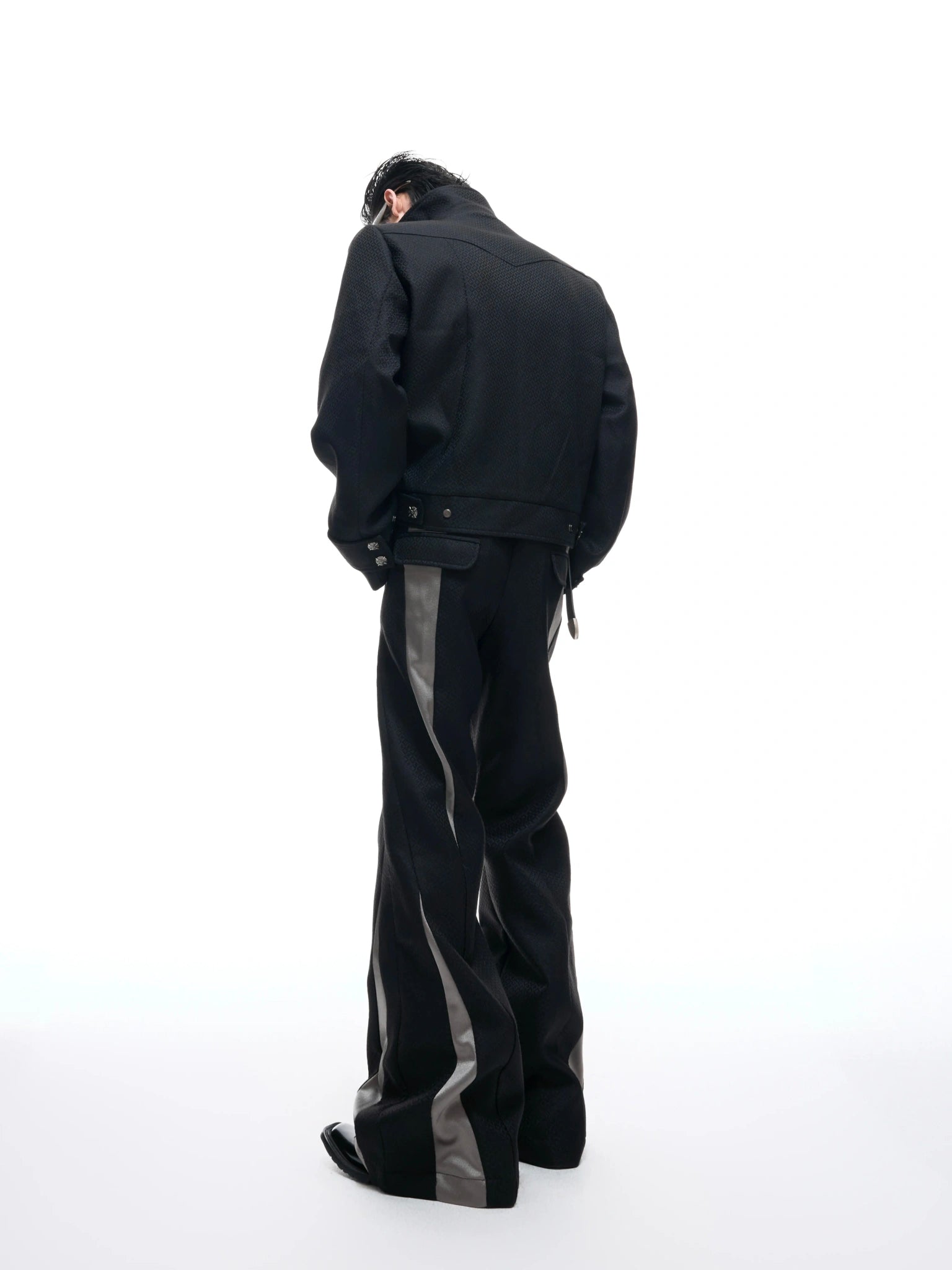Deconstructed Color-Block Short Suit Set - main image 3