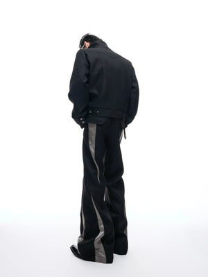 Deconstructed Color-Block Short Suit Set - main image 3