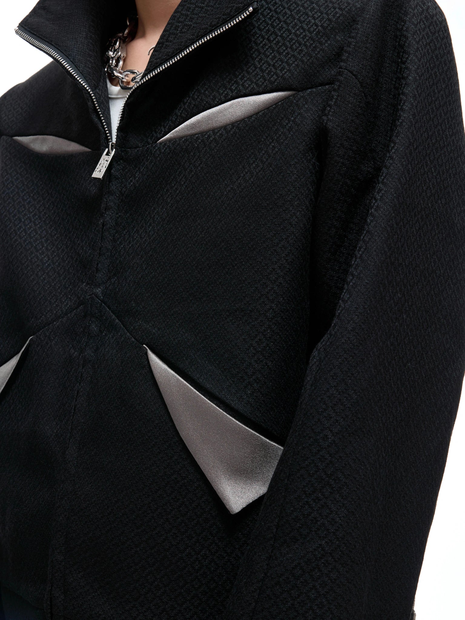 Deconstructed Color-Block Short Suit Set - main image 4