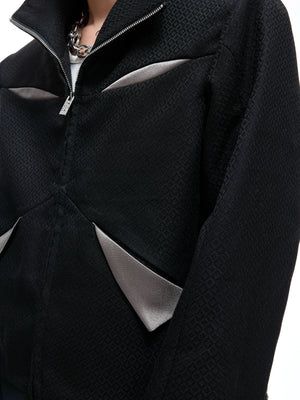 Deconstructed Color-Block Short Suit Set - main image 4