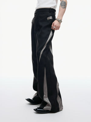 Deconstructed Color-Block Short Suit Set - main image 5