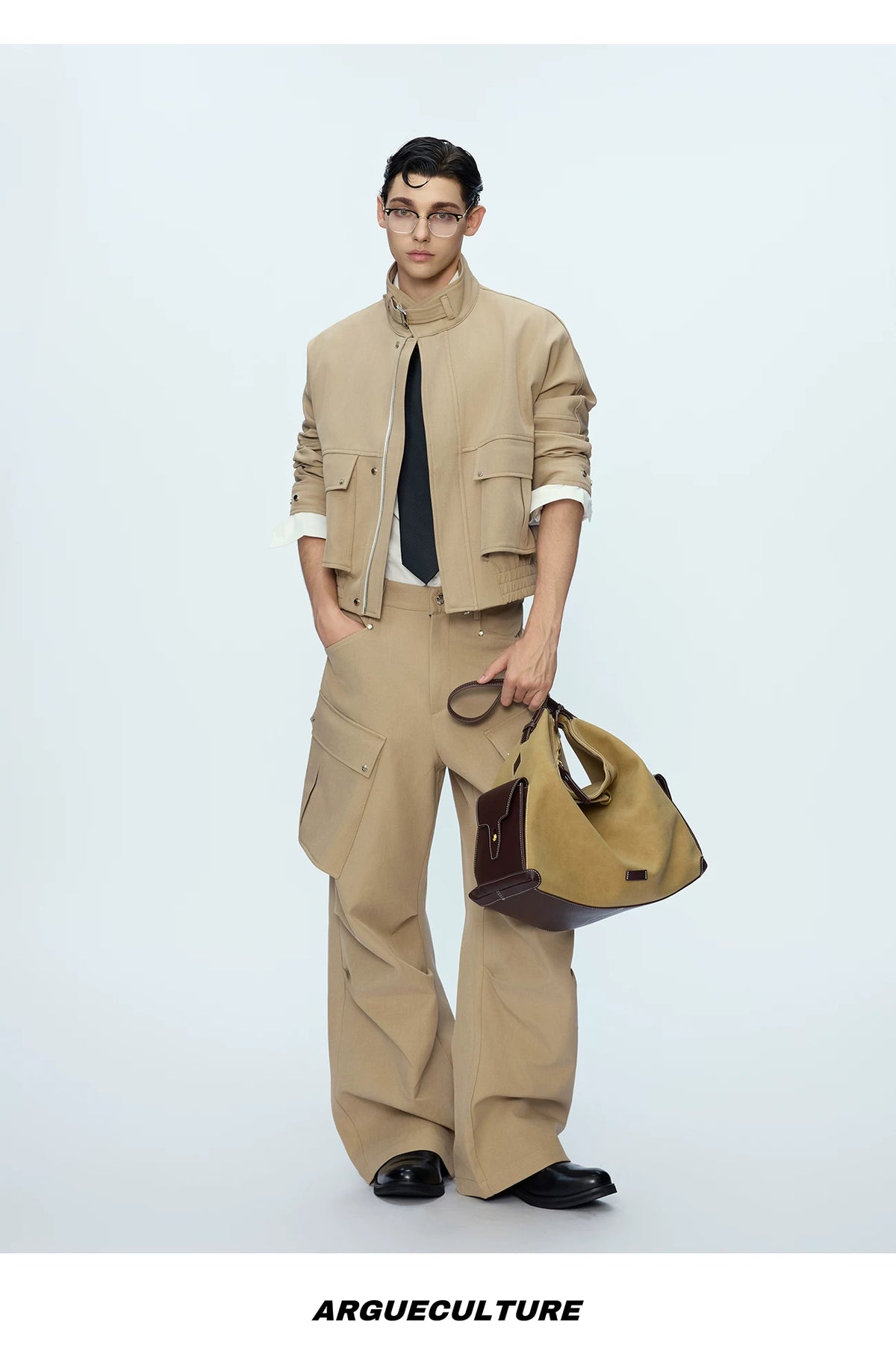 Deconstructed Workwear Jacket | Cotton Utility Style - description image 15
