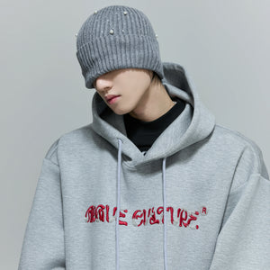 Beaded Embroidered Oversized Hoodie | Argue Culture - main image 2