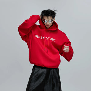 Beaded Embroidered Oversized Hoodie | Argue Culture - main image 4