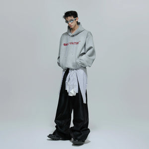 Beaded Embroidered Oversized Hoodie | Argue Culture - main image 5
