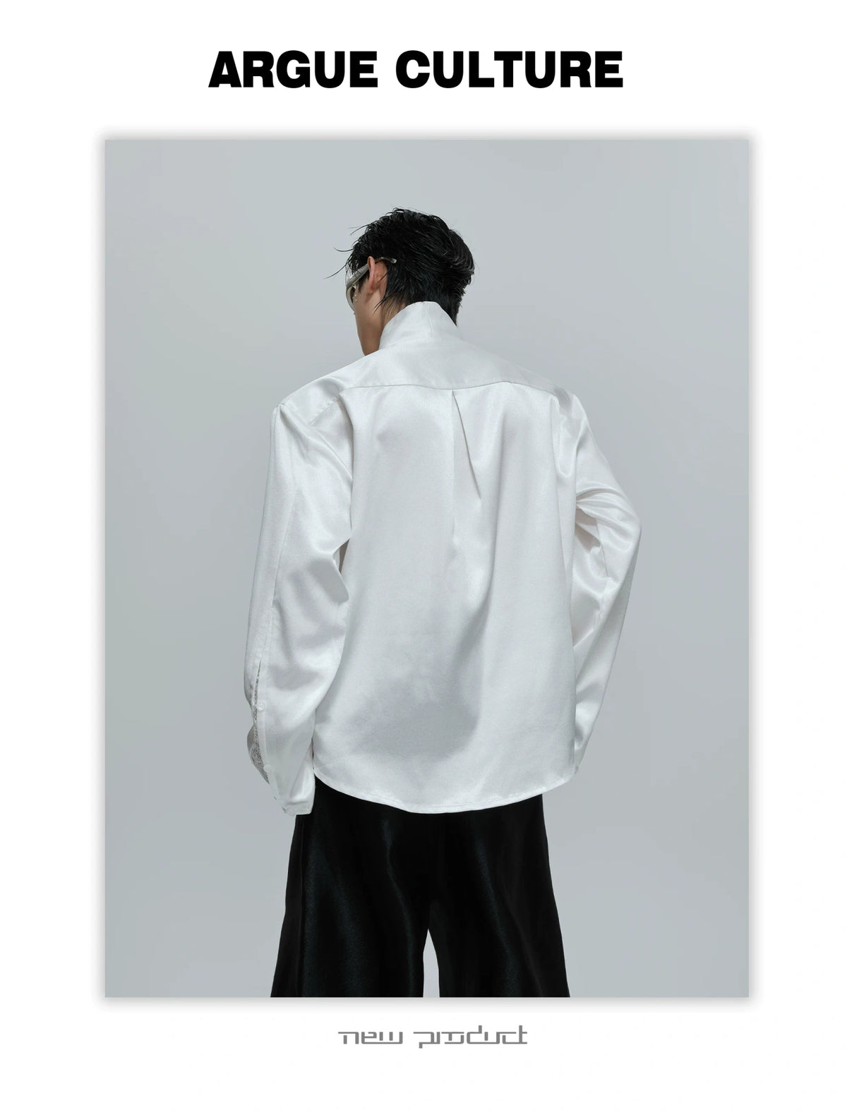 Relaxed Layered Lace-Panel Cotton Modal Shirt - description image 7