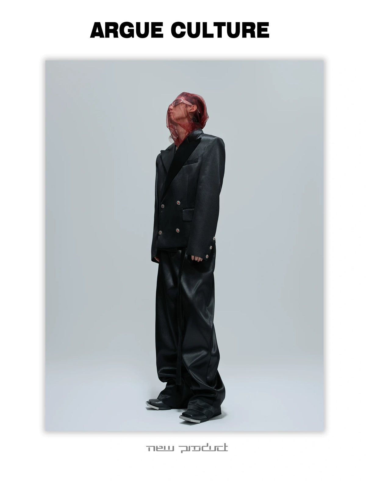 Liquid-Shine Cotton Suit Separates | Relaxed Tailoring - description image 2