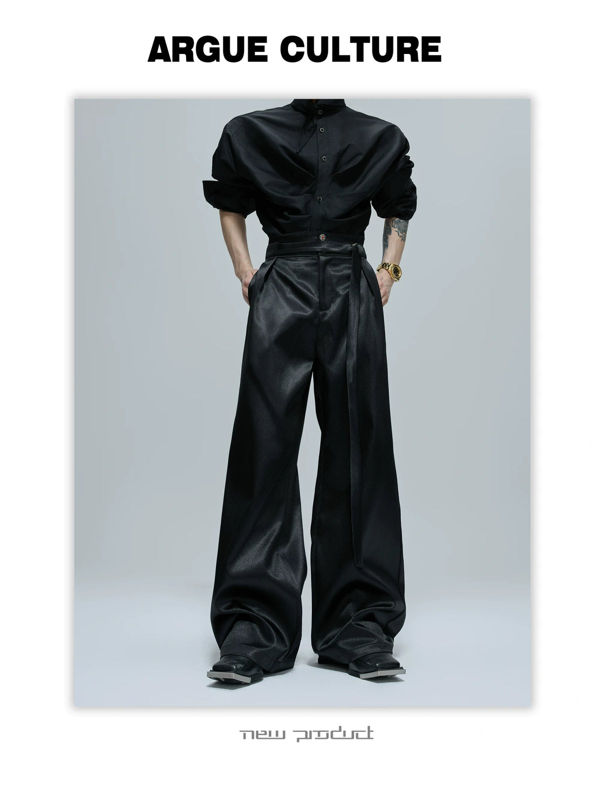 Liquid-Shine Cotton Suit Separates | Relaxed Tailoring - description image 3