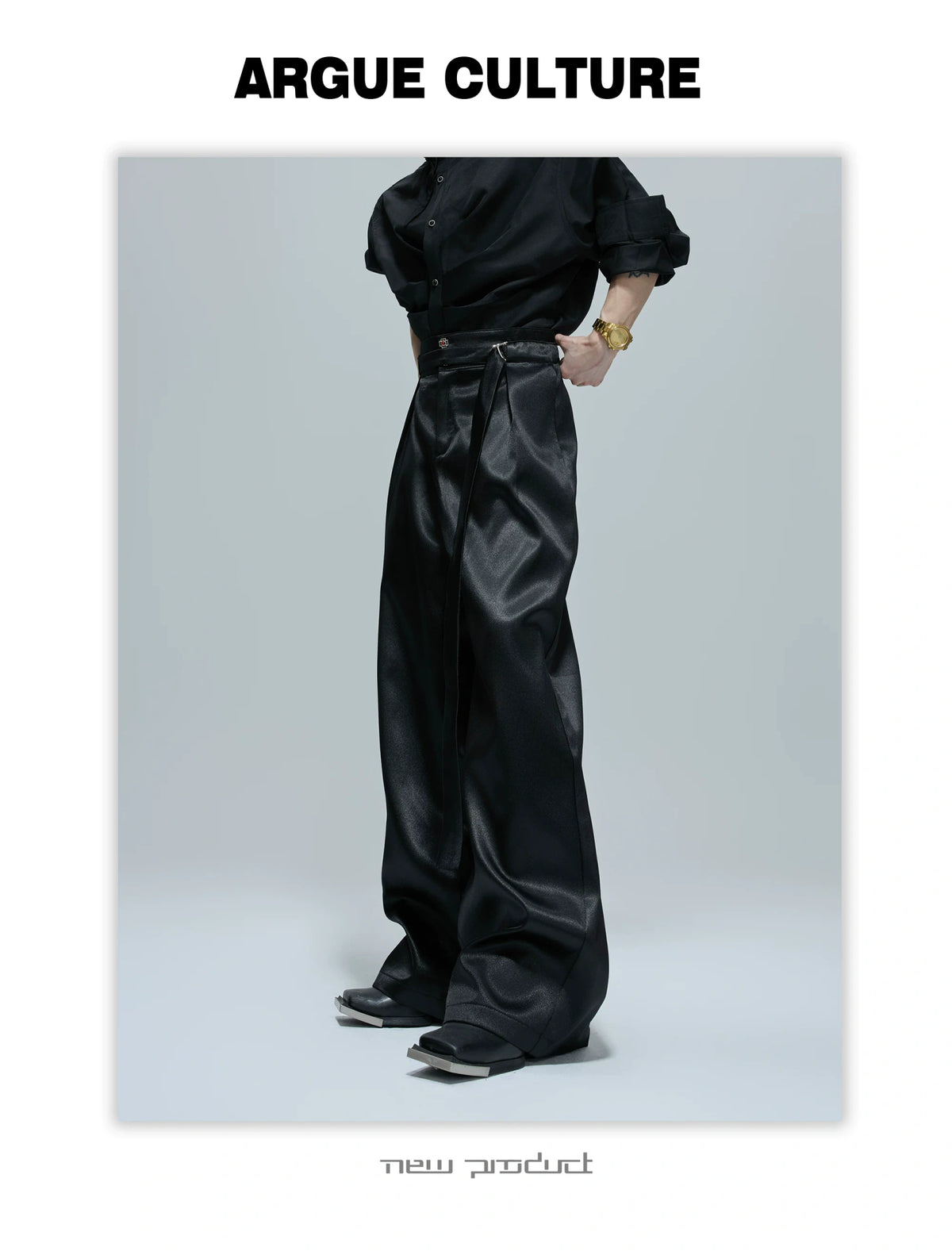 Liquid-Shine Cotton Suit Separates | Relaxed Tailoring - description image 4