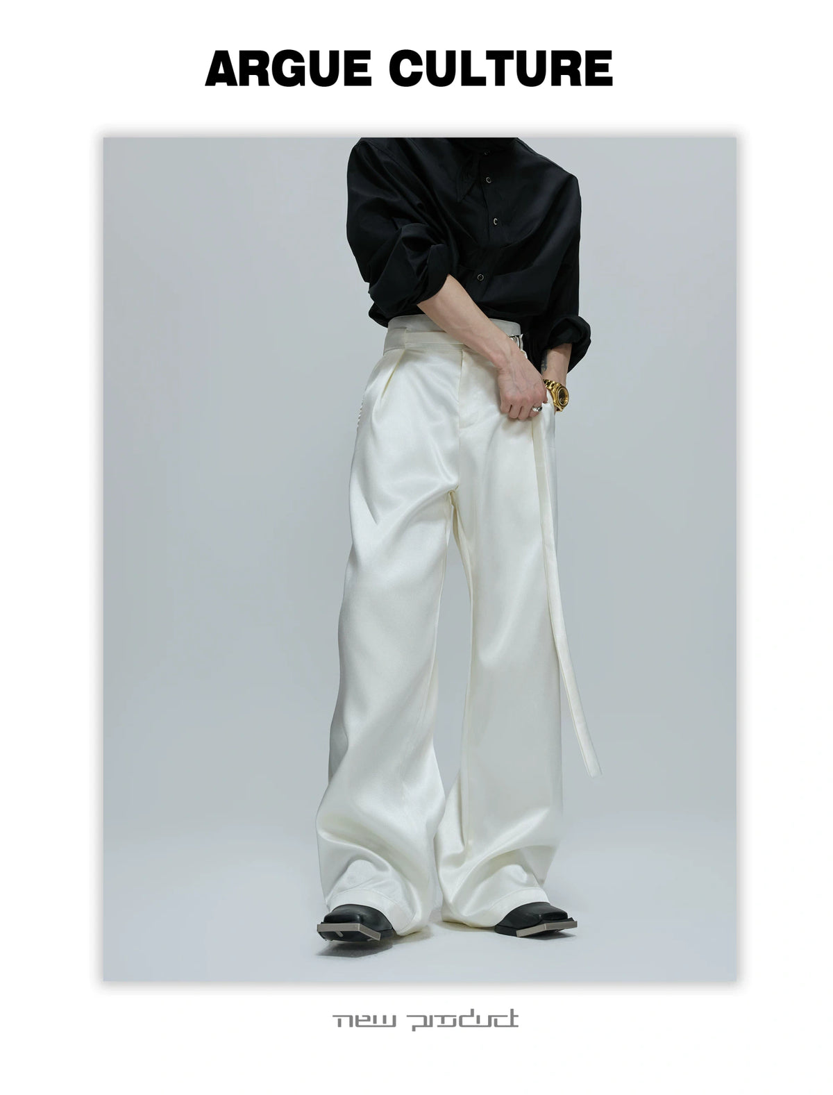 Liquid-Shine Cotton Suit Separates | Relaxed Tailoring - description image 5