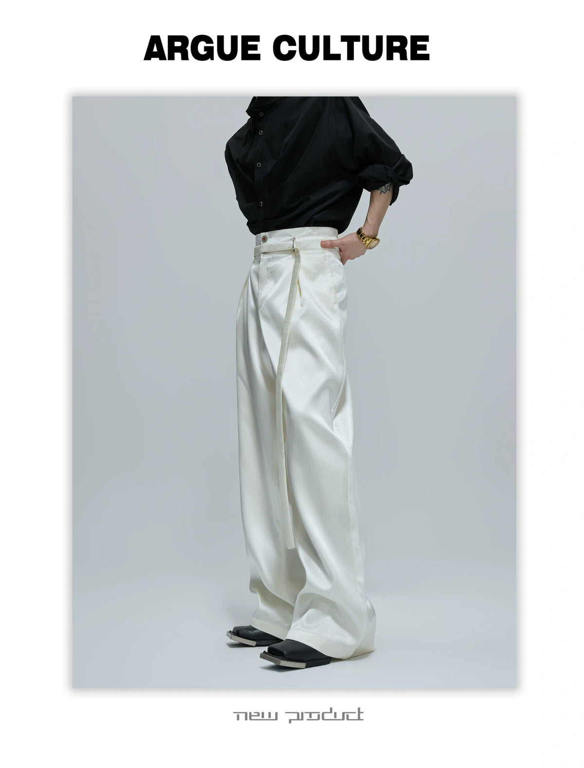 Liquid-Shine Cotton Suit Separates | Relaxed Tailoring - description image 6