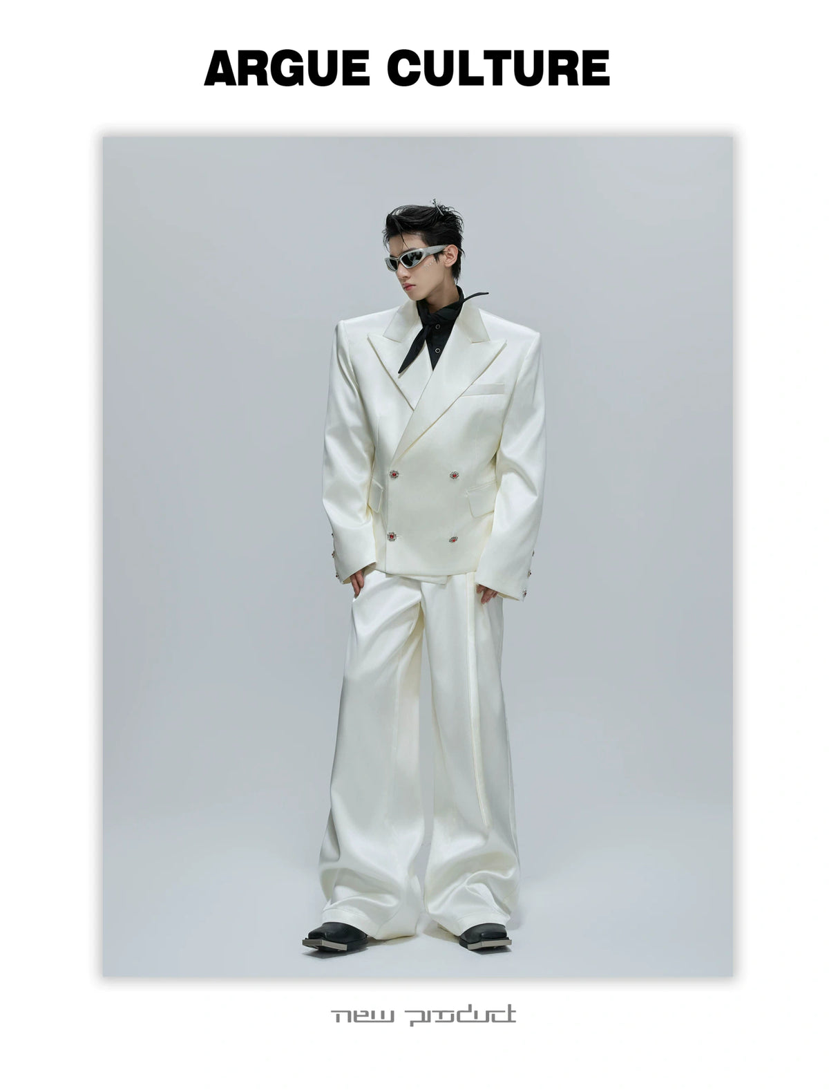 Liquid-Shine Cotton Suit Separates | Relaxed Tailoring - description image 7