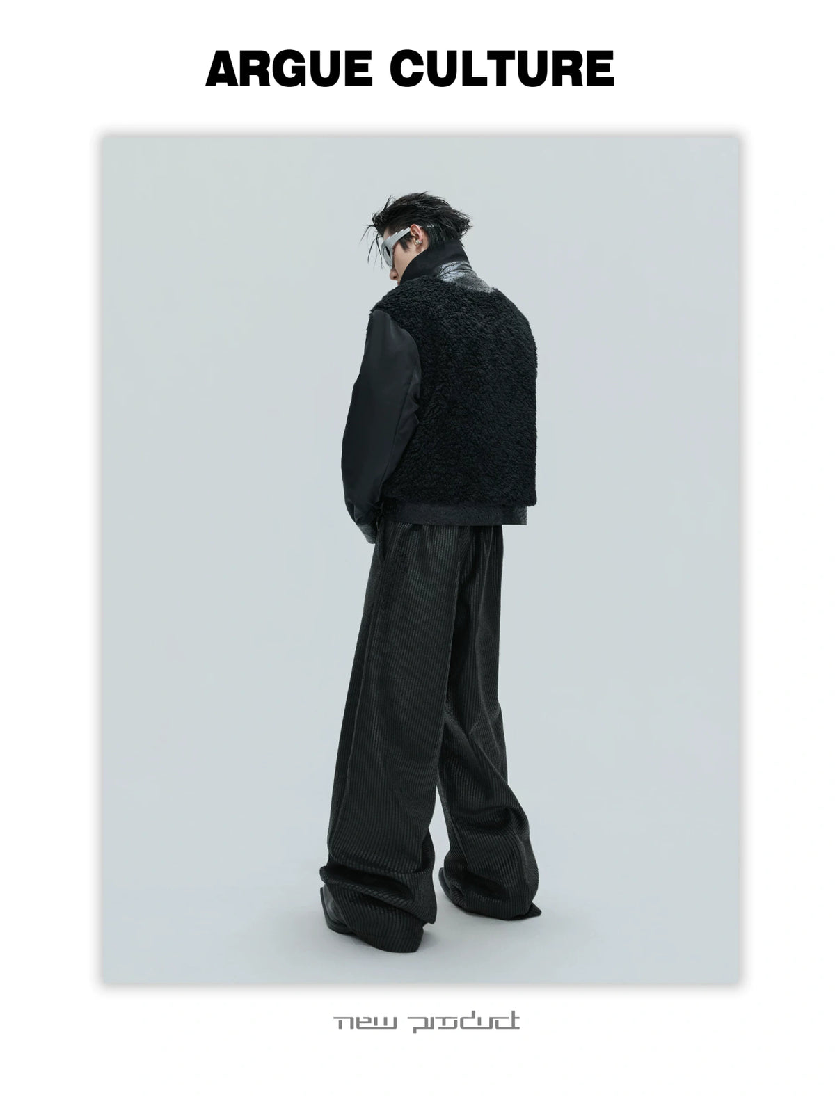 Ostrich Leather Padded Jacket with Flight Buckles - description image 13