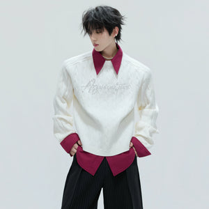 Pearl-Logo Two-Piece Wool-Blend Knit Sweater - main image 4