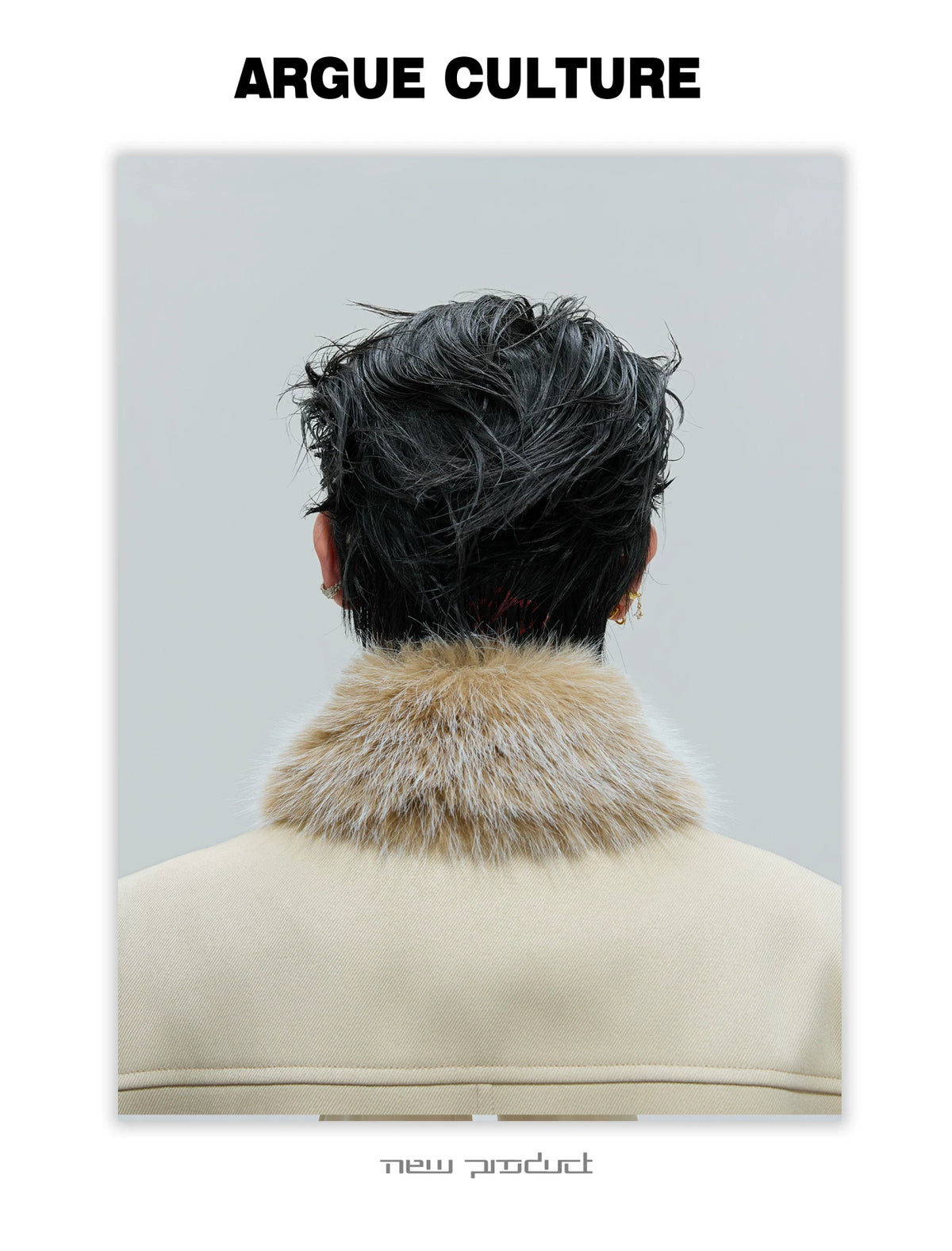 Cropped Stand-Collar Cotton-Wool Jacket Set - description image 19
