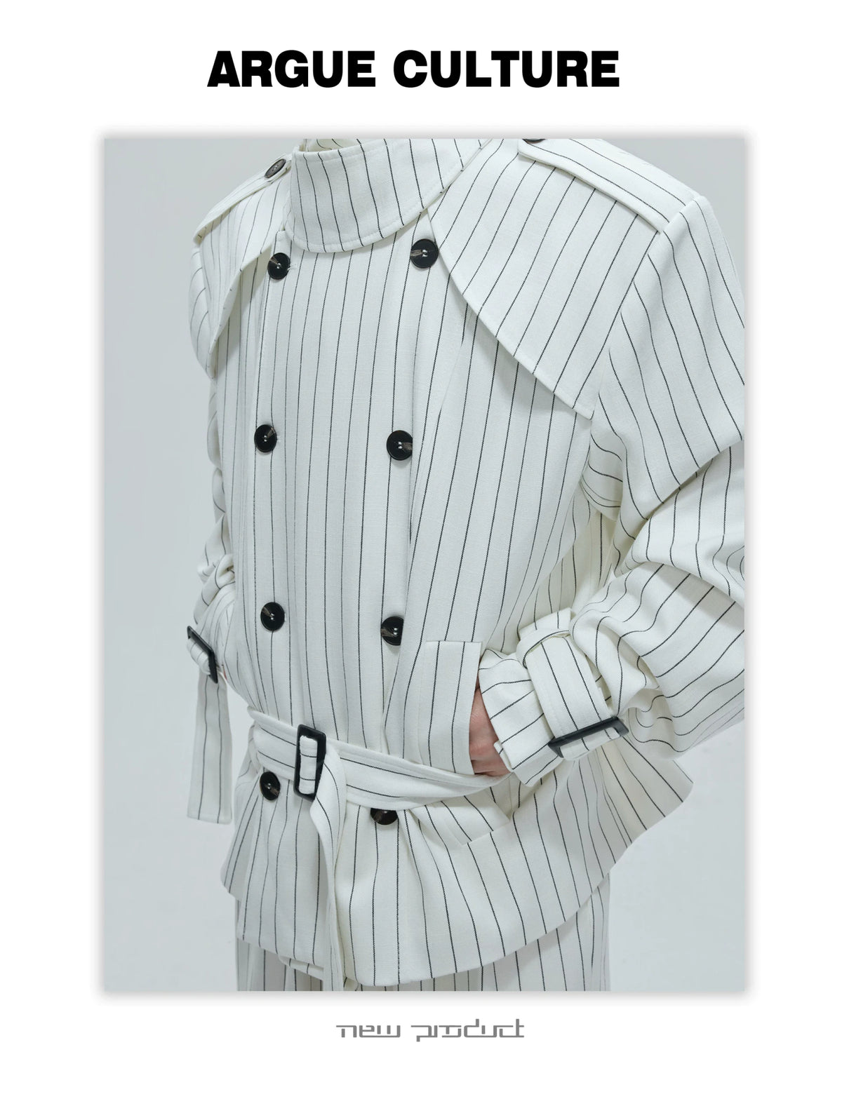 Relaxed Cotton-Linen Suiting Set with Notched Lapels - description image 6