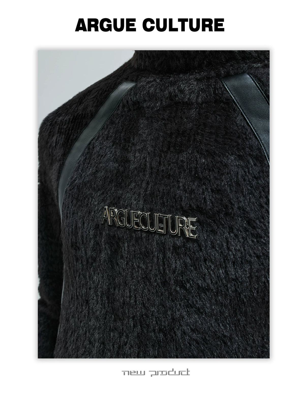Cropped Plush Wool-Blend Turtleneck Knit Top - description image 4