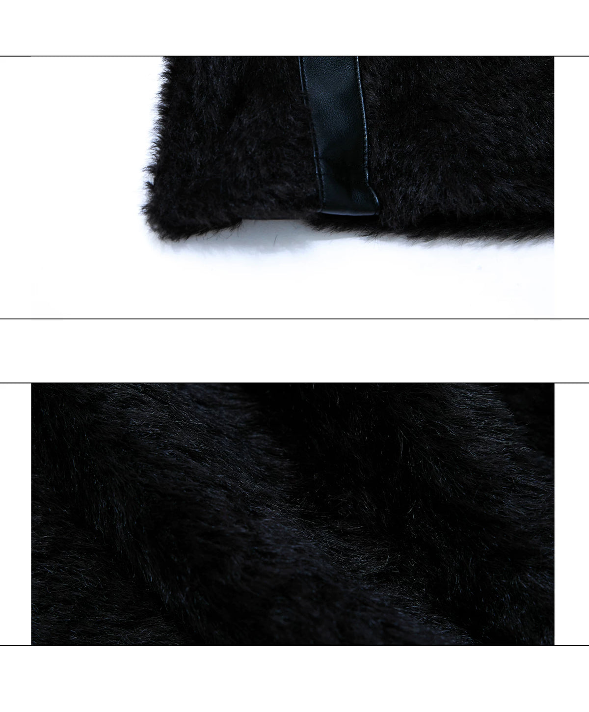 Cropped Plush Wool-Blend Turtleneck Knit Top - description image 8