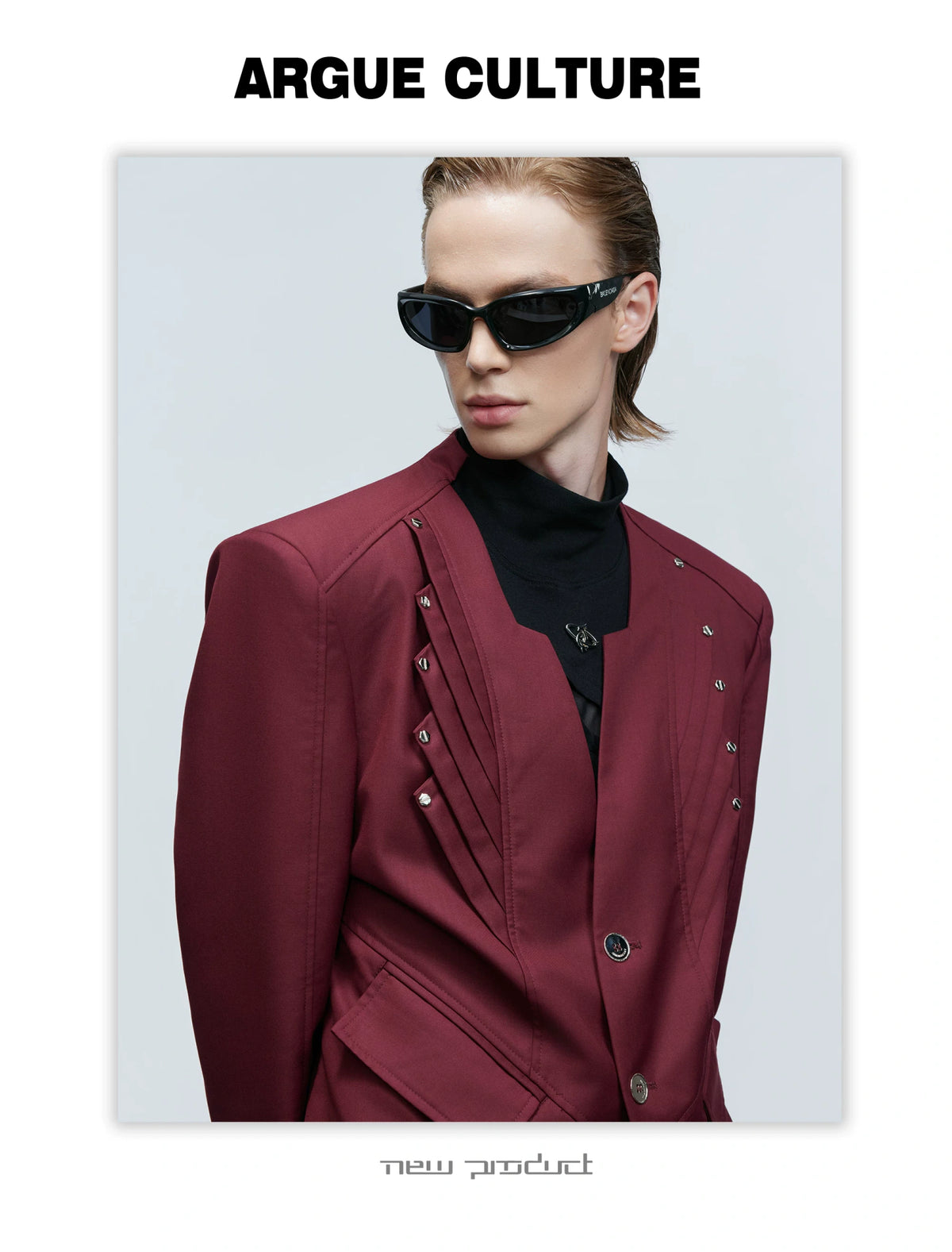 Deconstructed Cotton-Wool Suit Set | Avant-Garde Tailoring - description image 4