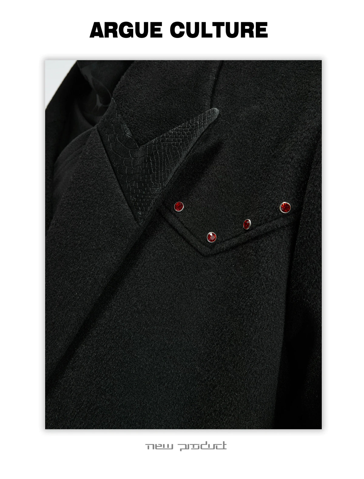 Deconstructed Wool-Blend Overcoat | Double-Breasted - description image 5