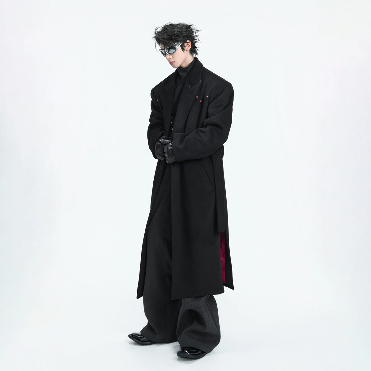 Deconstructed Wool-Blend Overcoat | Double-Breasted - main image 1