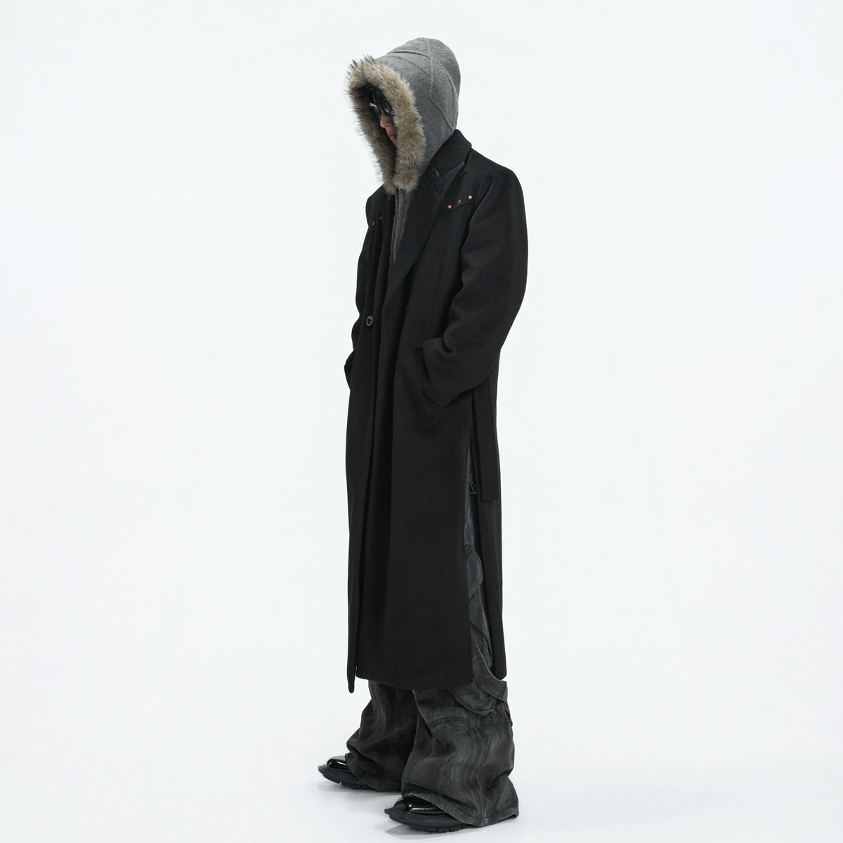 Deconstructed Wool-Blend Overcoat | Double-Breasted - main image 2