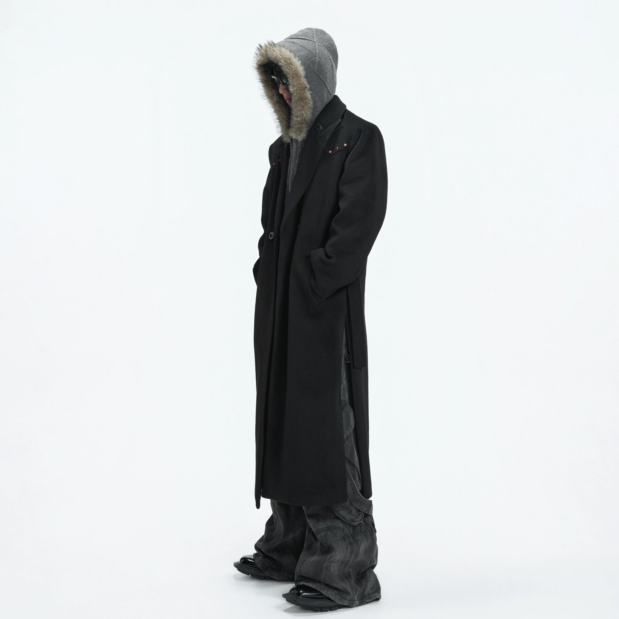 Deconstructed Wool-Blend Overcoat | Double-Breasted - main image 2